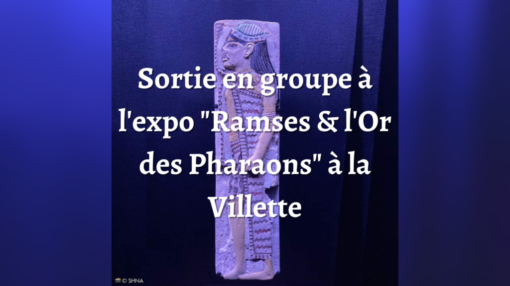 Sortie en groupe à l’expo « Ramses & l’Or des Pharaons » à la Villette